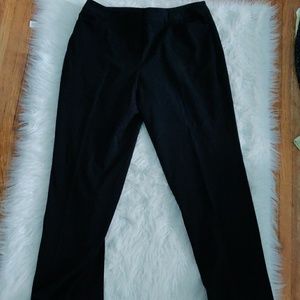 Black heathered dress pants